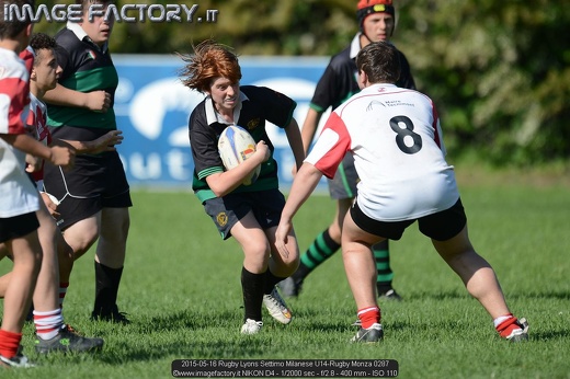 2015-05-16 Rugby Lyons Settimo Milanese U14-Rugby Monza 0287